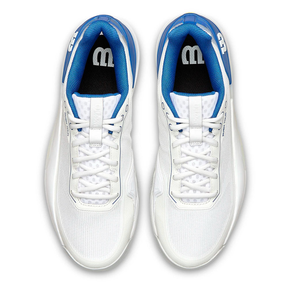 Men's Rush Tour 5 Court Shoes White and Deja Vu Blue