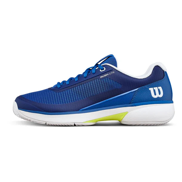 Men's Rush Lite 5 Clay Court Shoes Deja Vu Blue and White