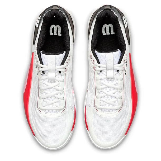 Men's Rush Tour 5 Court Shoes White and Black