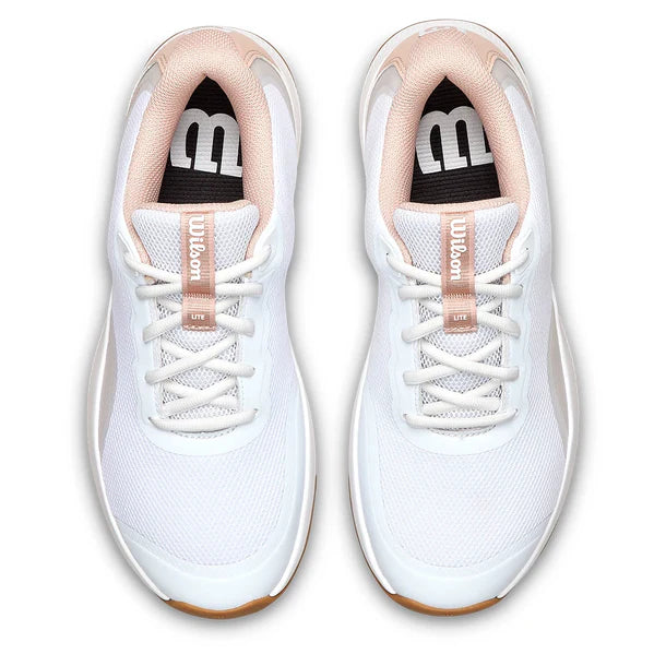 Women's Intrigue Lite Court Shoes White and Cameo Rose