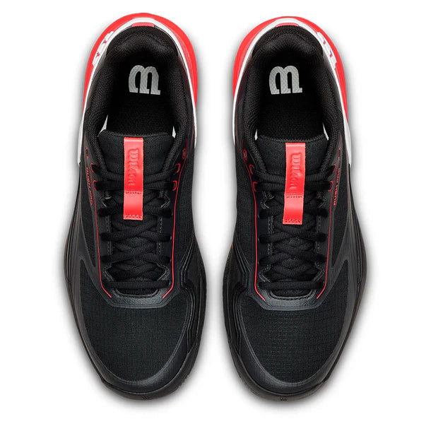 Men's Rush Pro 5 Shoes Black and Infrared
