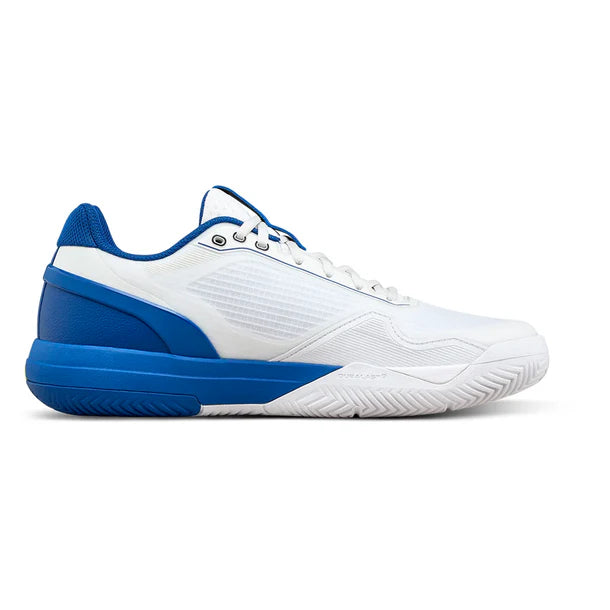 Men's Rush Pro 5 Court Shoes White and Deja Vu Blue