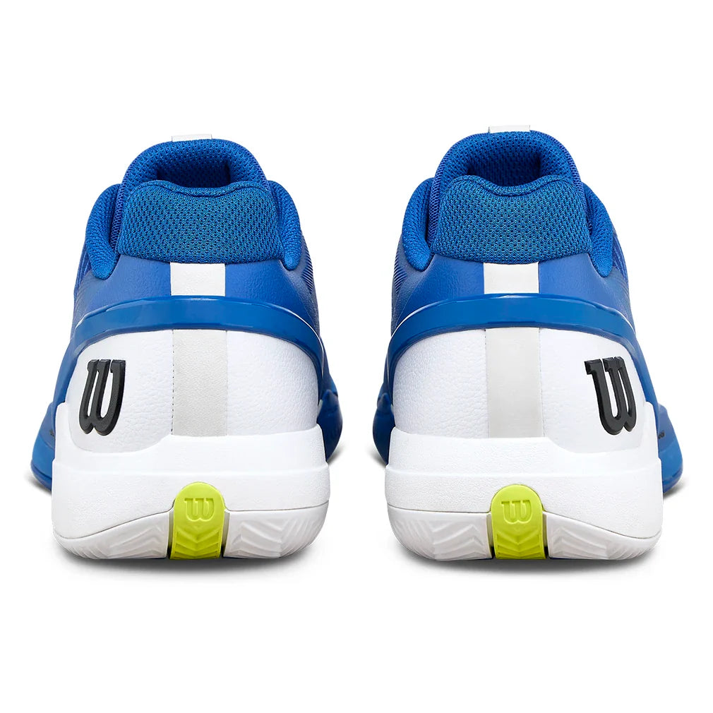 Men's Rush Pro 5 Clay Tennis Shoes Deja Vu Blue and White-Footwear-Wilson-WRS338550_5-Tennis Express