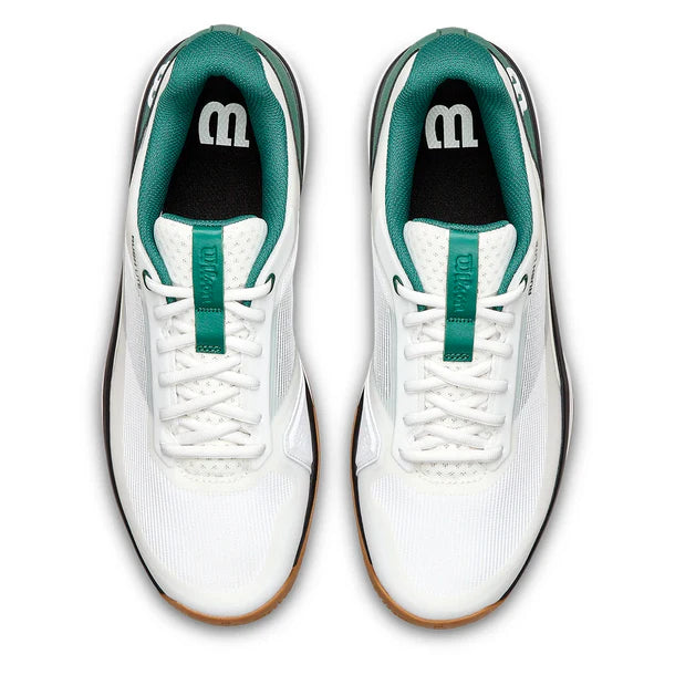 Men's Rush Lite 5 Court Shoes White and Evergreen