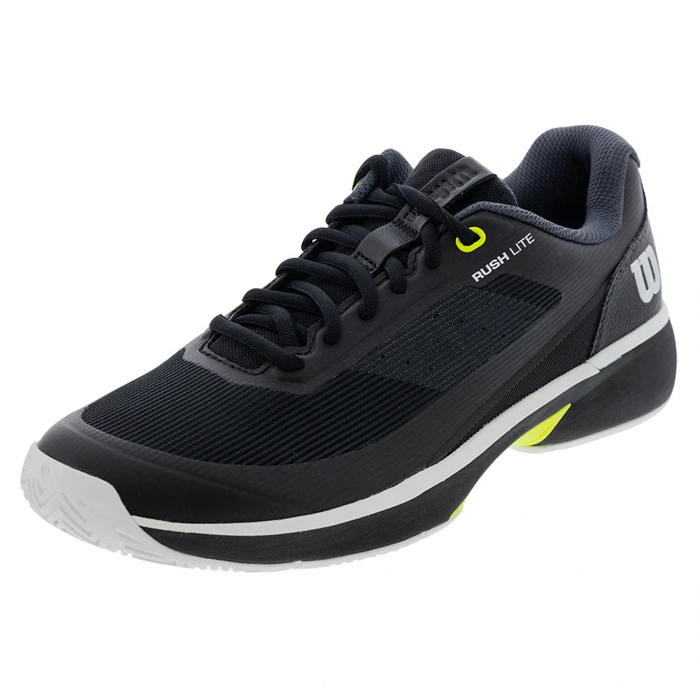 Men's Rush Lite 5 Court Shoes Black and White