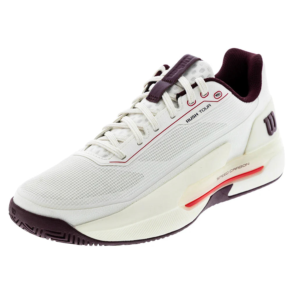 Men's Rush 5 Tour Court Shoes White and Port Royal