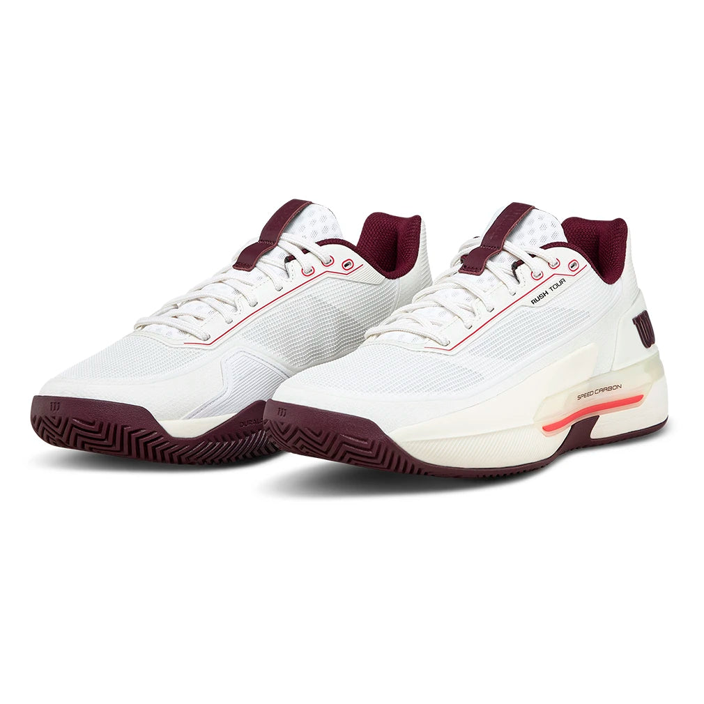 Men's Rush 5 Tour Court Shoes White and Port Royal