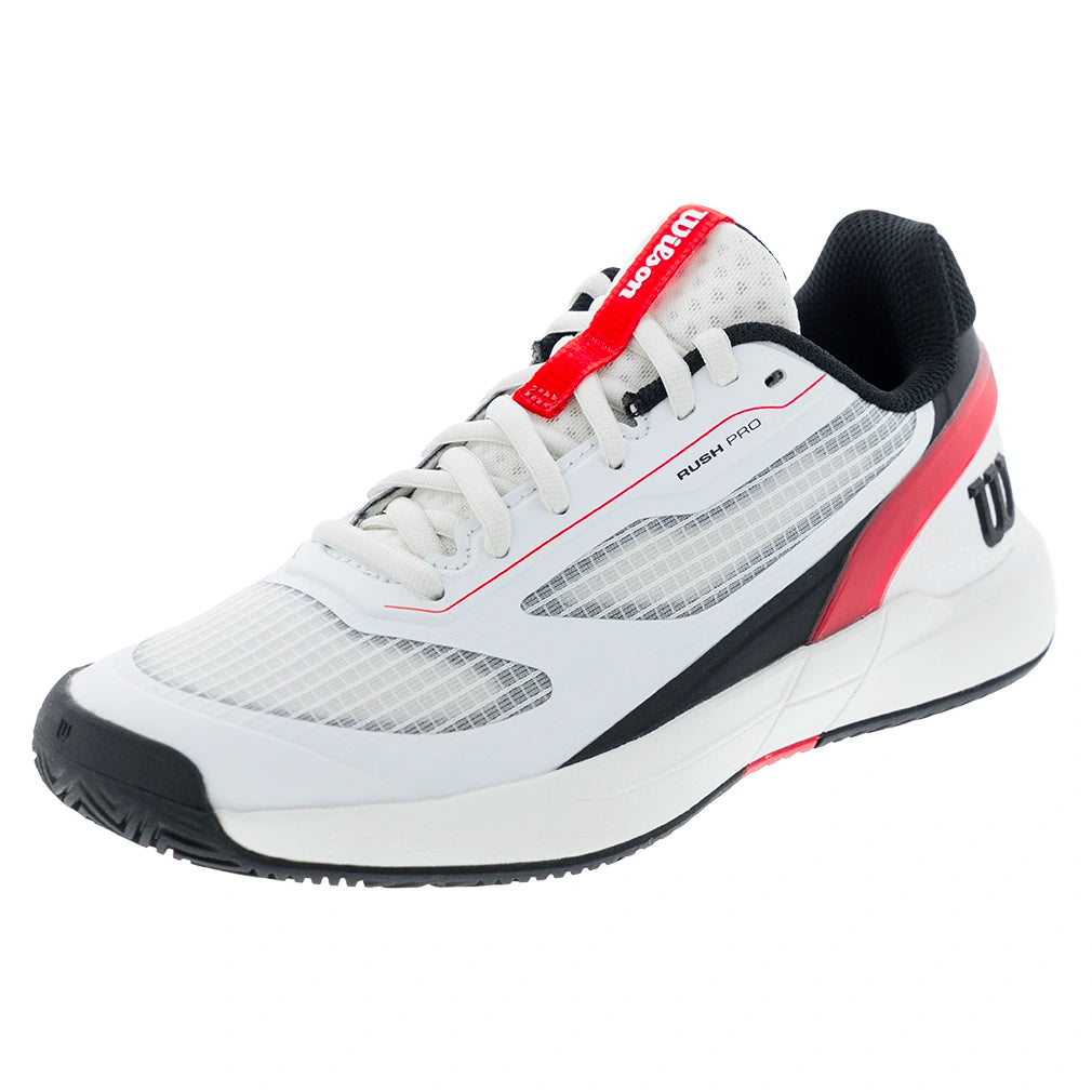 Juniors' Rush Pro 5 Shoes White and Infrared
