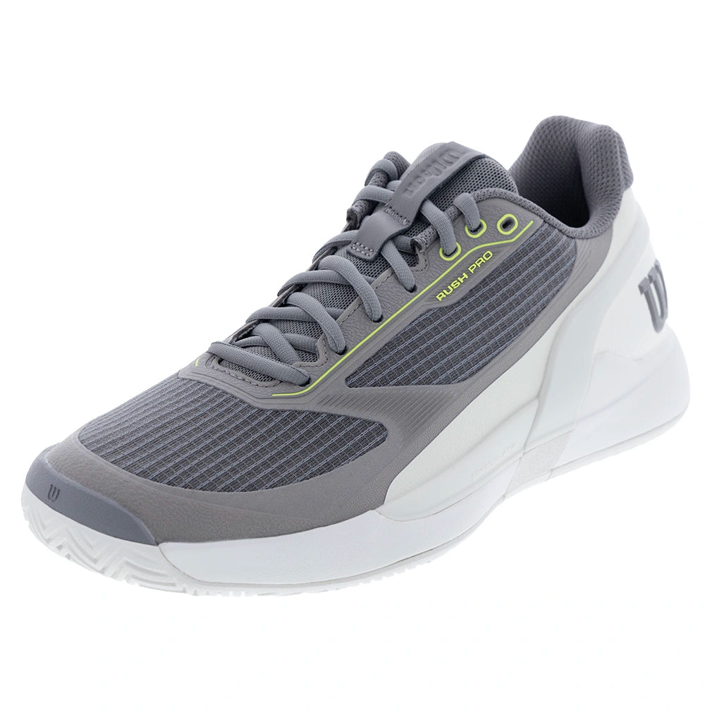 Men's RUSH PRO 5 Shoes Titanium and Snow White