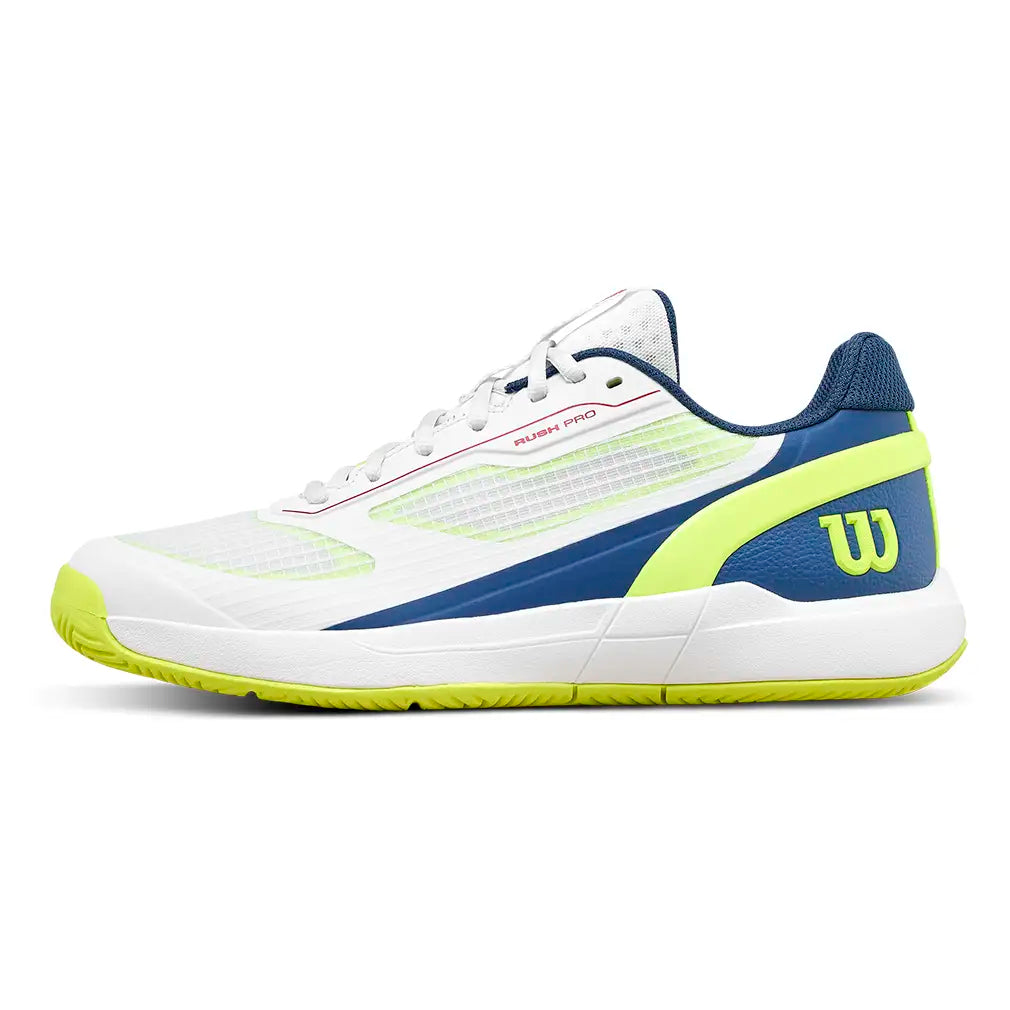 Juniors' RUSH PRO 5 Shoes Snow White and Ensign Blue