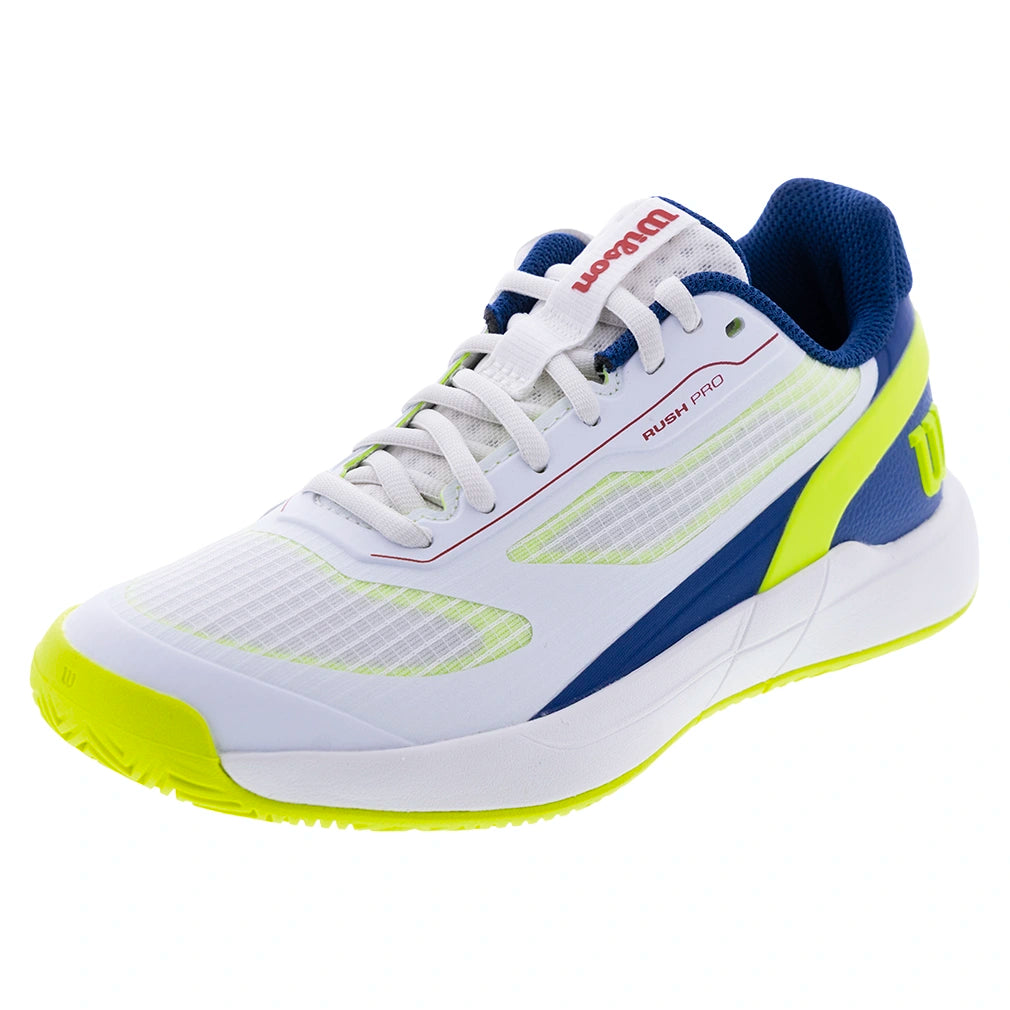 Juniors' RUSH PRO 5 Shoes Snow White and Ensign Blue