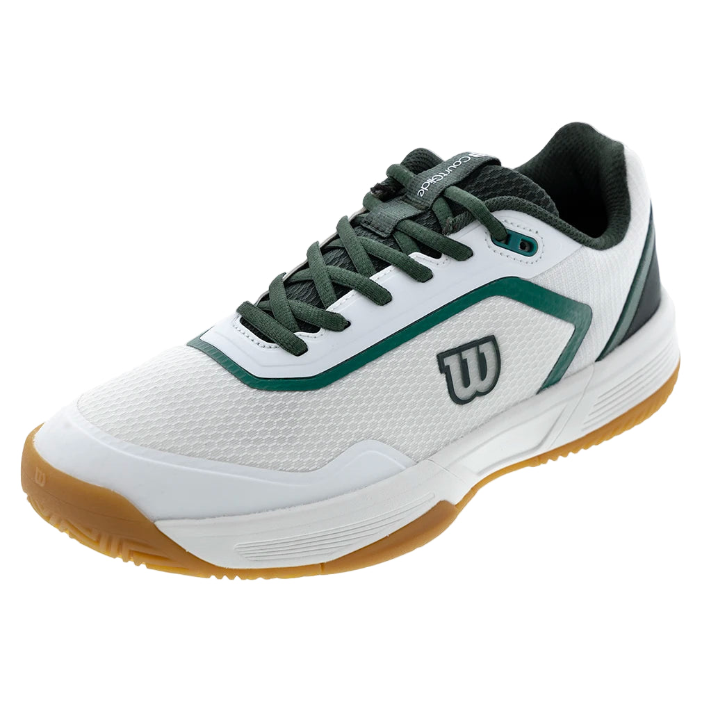 Men's CourtGlide Court Shoes White and Sycamore