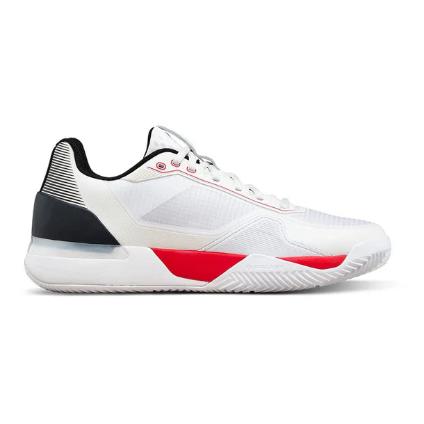 Men's Rush Tour 5 Clay Shoes White and Black