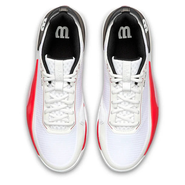 Men's Rush Tour 5 Clay Shoes White and Black