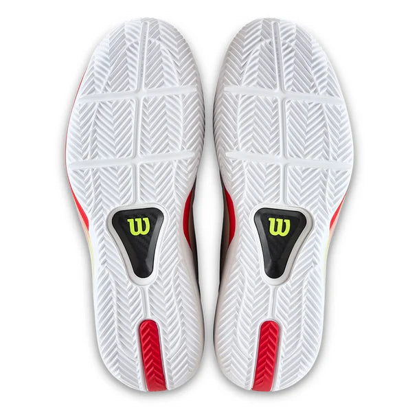 Men's Rush Tour 5 Clay Shoes White and Black
