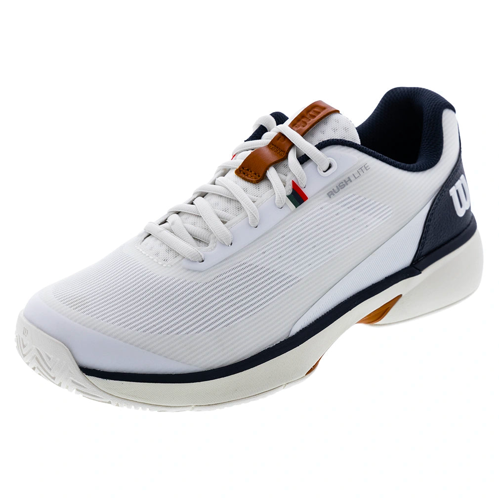 Men's Rush Lite 5 Court Shoes White and Navy Blazer