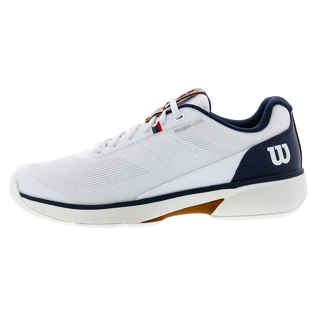Men's Rush Lite 5 Court Shoes White and Navy Blazer
