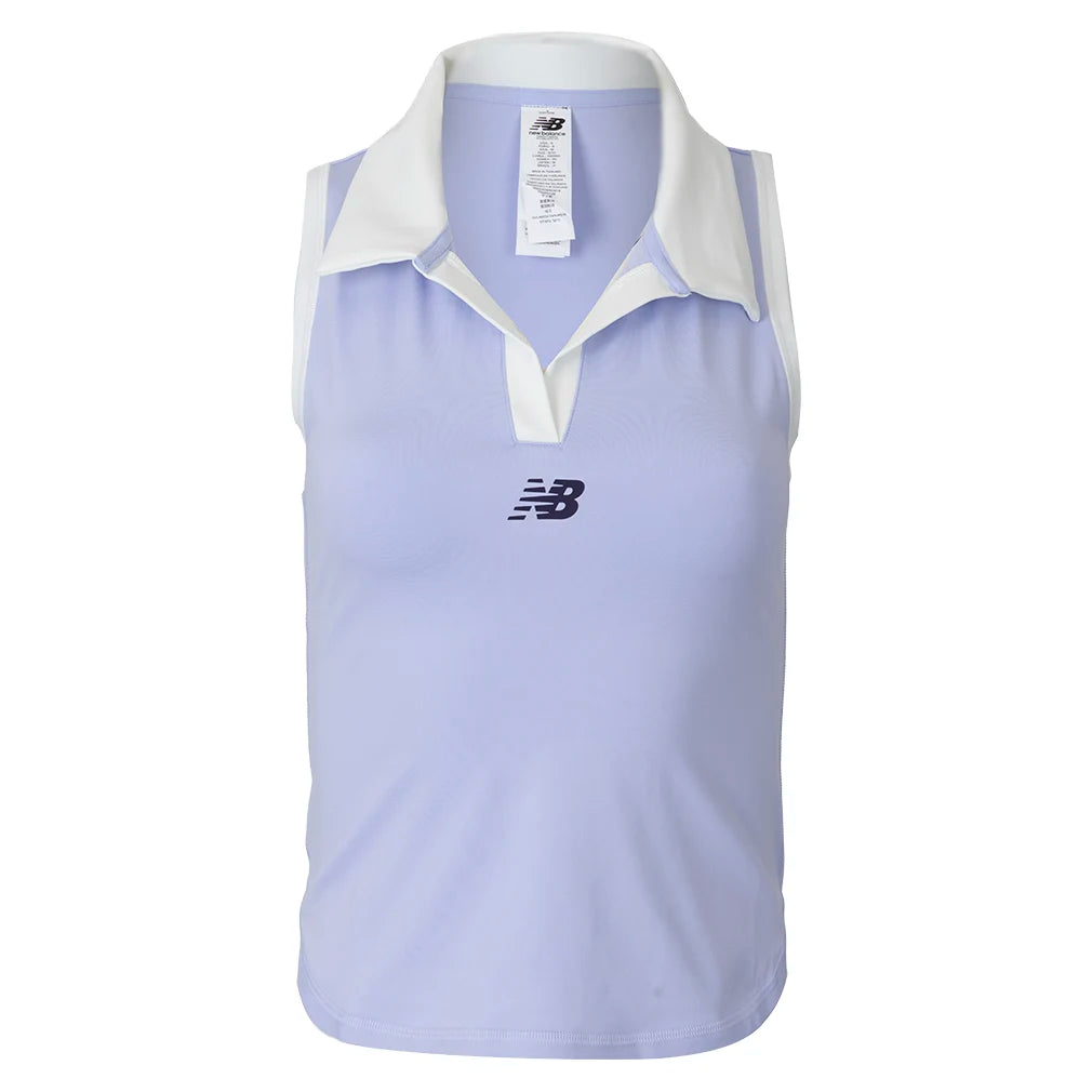 Women's Collared Tournament Tank Daybreak Purple