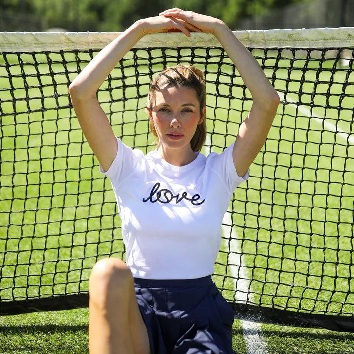 Women`s Sporty Love Tennis T-Shirt