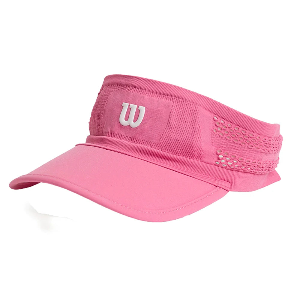 Unisex Seamless Lightweight Performance Tennis Visor Chateau Rose,Apparel,Wilson,Chateau Rose,S/M,Tennis Express,WU00080P051001-F26
