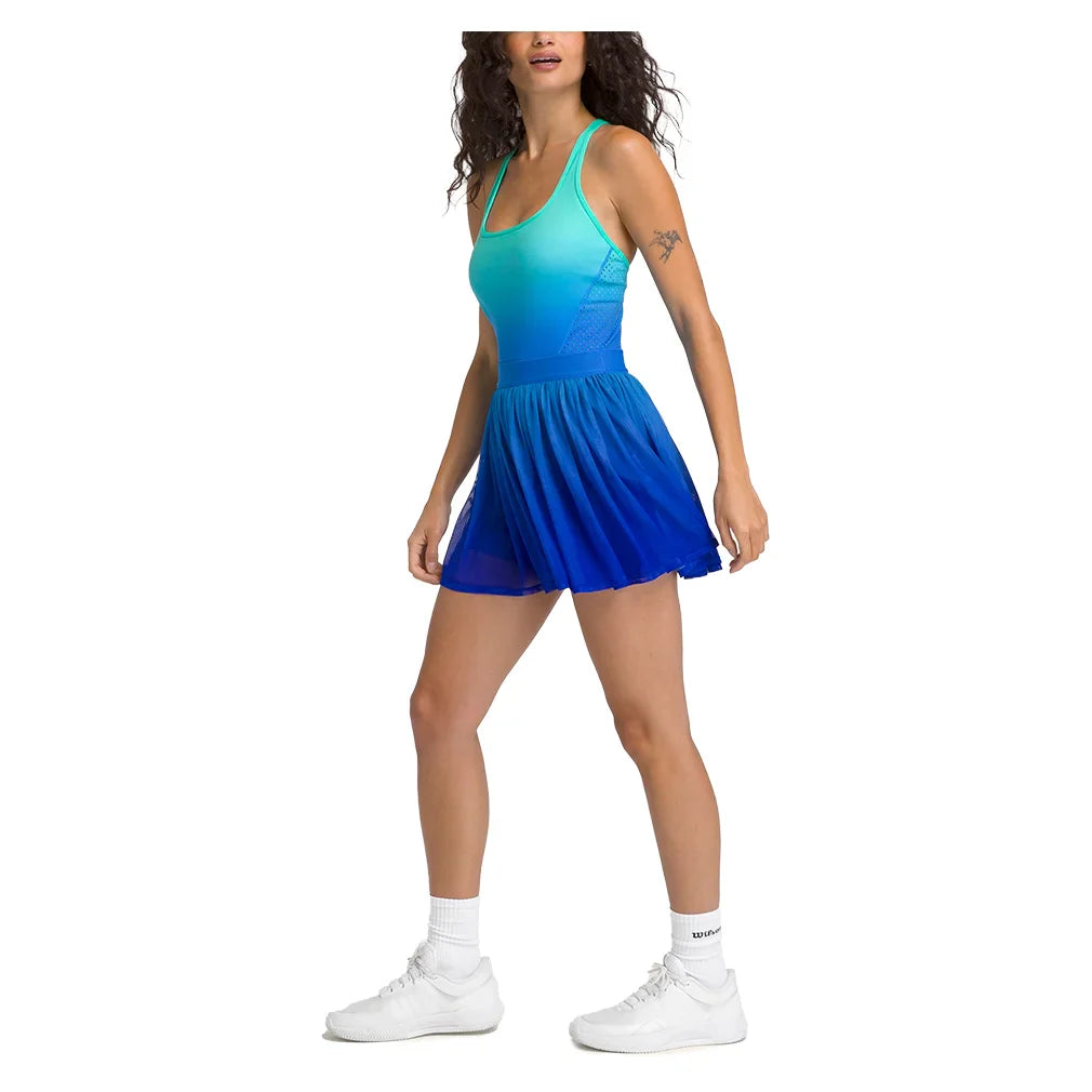 Women's Headliner Tennis Dress Turquoise Ombre