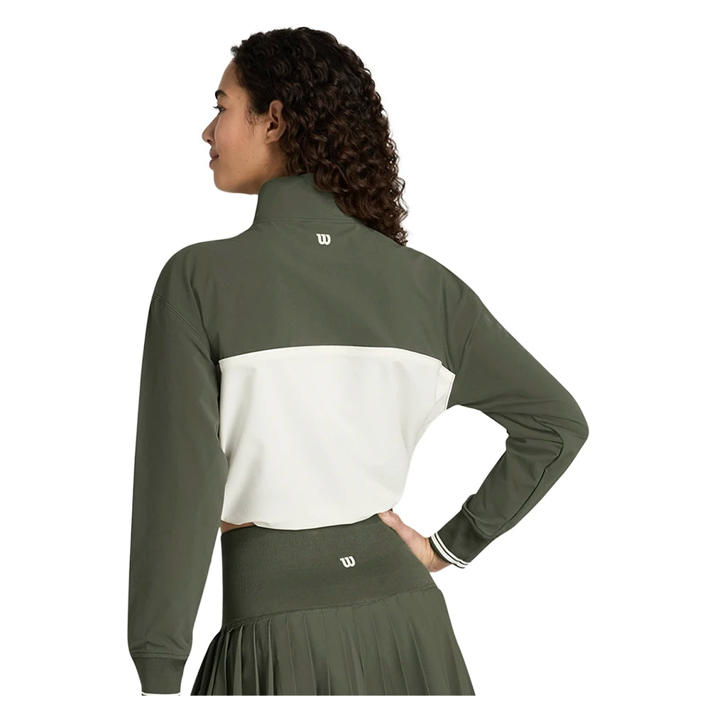Women's Davenport Woven Pop Over Top Grape Leaf