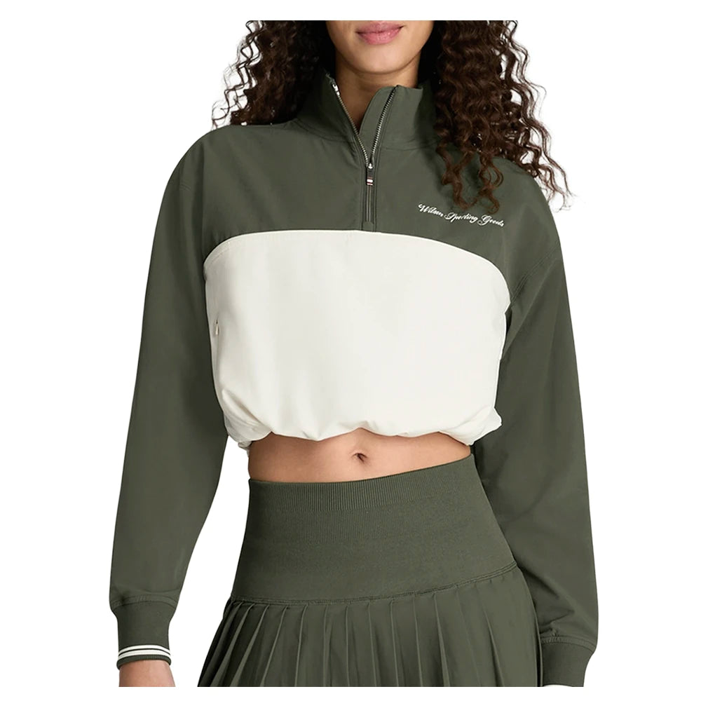 Women's Davenport Woven Pop Over Top Grape Leaf