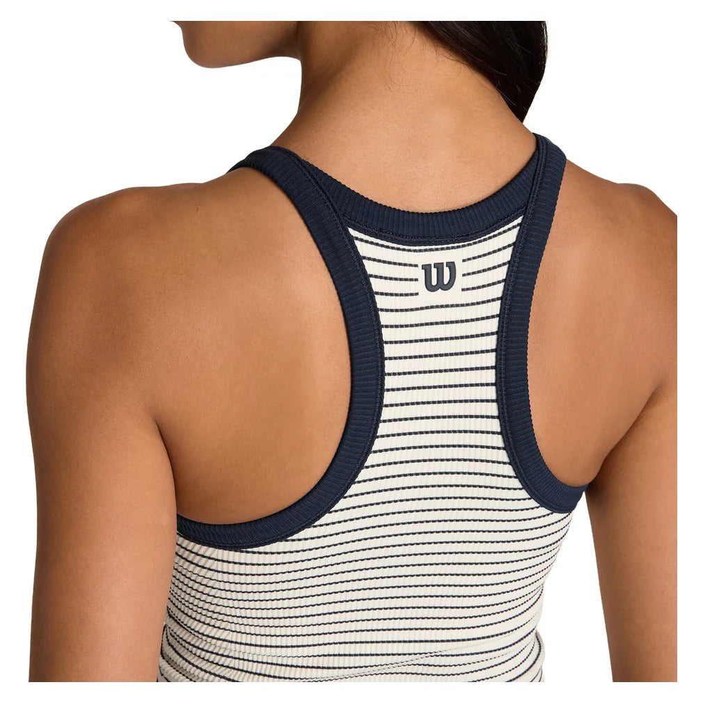 Women's On The Daily Brami Classic Navy and Sandrift, Wilson, Pickleball Express, WW00284U001002-F26-4