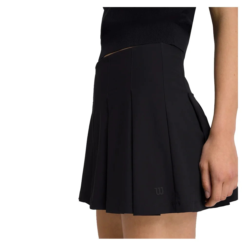 Women's Classic Pleated Mini Skort Black