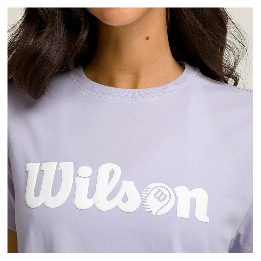 Women`s Harper Crop Tennis Tee Lavender