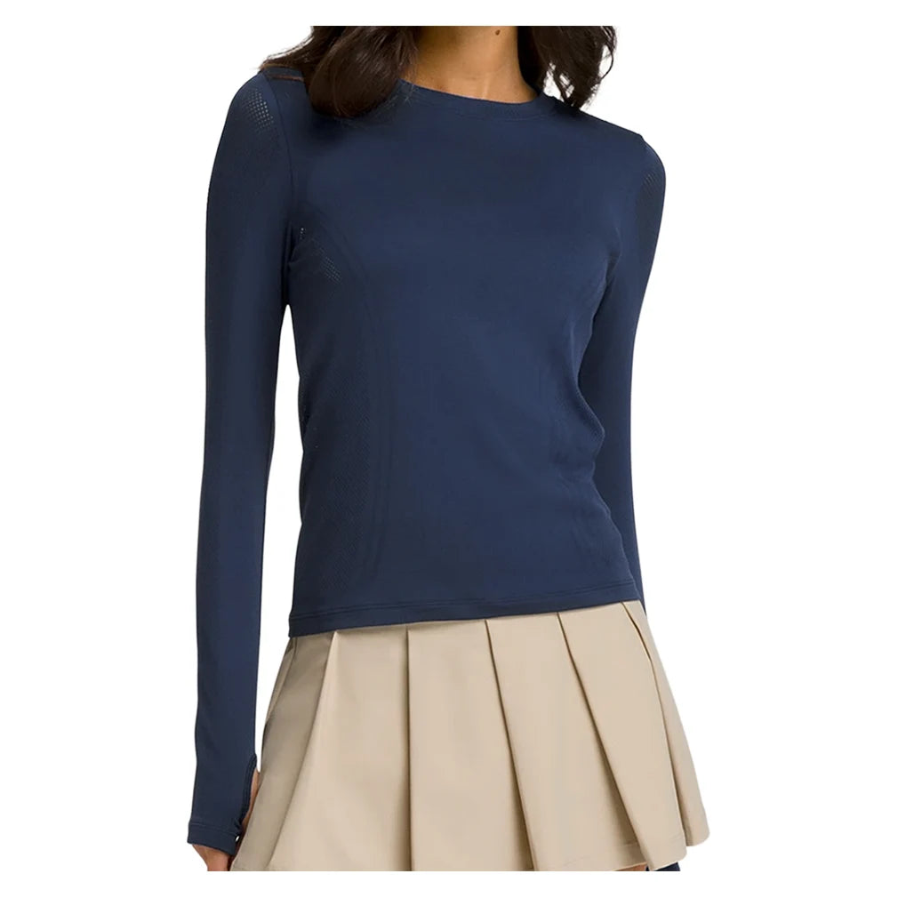 Women's Pro Seamless Long Sleeve Top Classic Navy