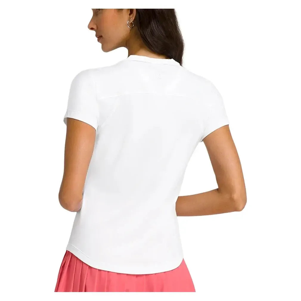 Women's All Day Tennis Tee Bright White-Apparel-Wilson-WW00468511-WTAF25-1-3-[Sku]-Tennis Express