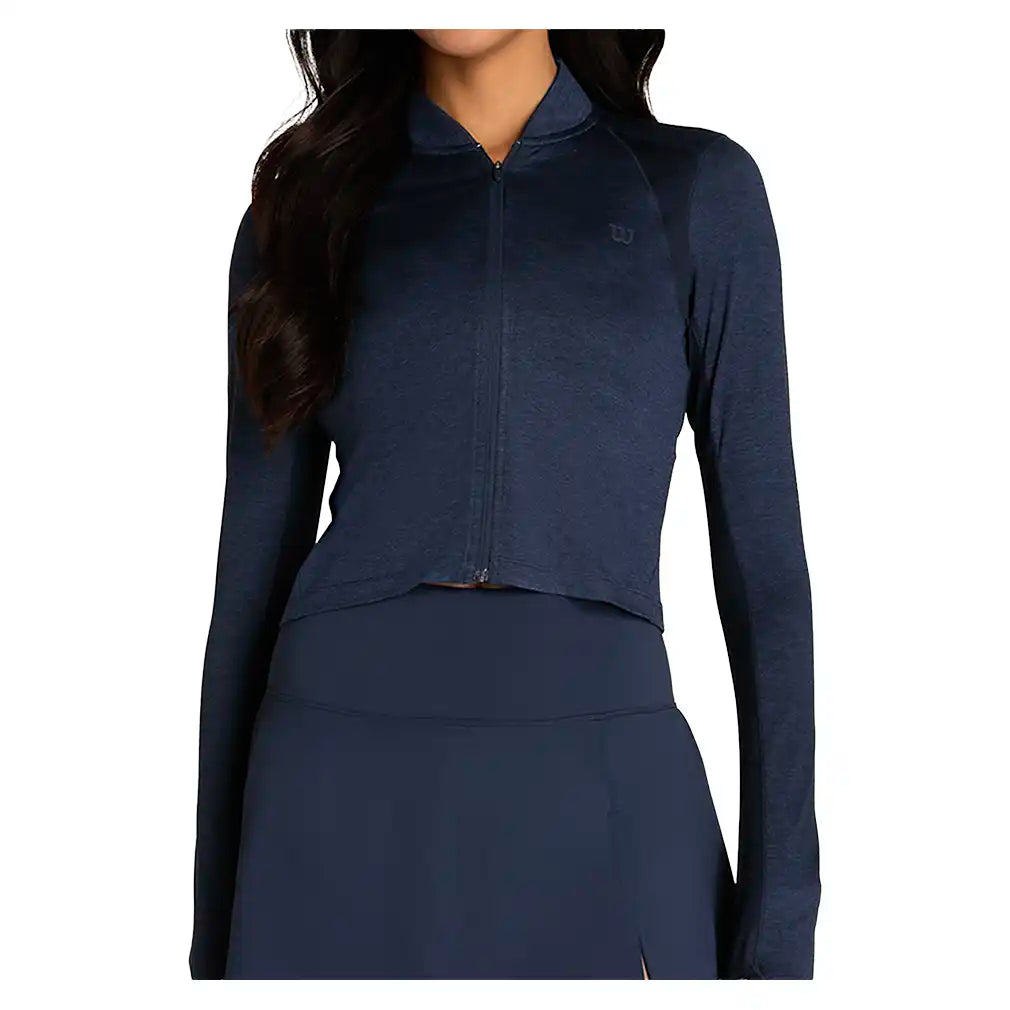 Women's All Day Full Zip Top Classic Navy