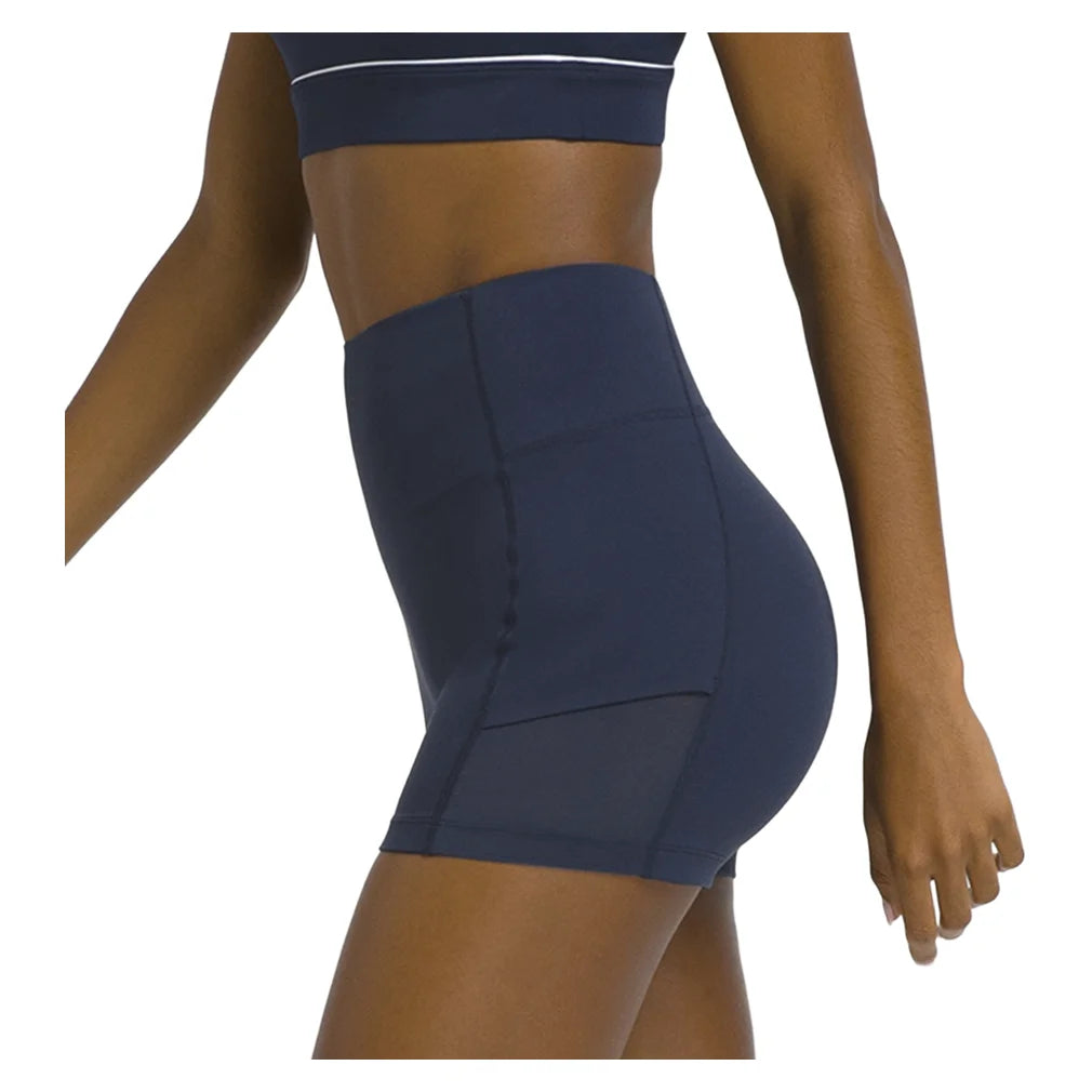 Women's Baseline Ball Short Classic Navy, Wilson, Pickleball Express, WW00553531DBC-BF26-1