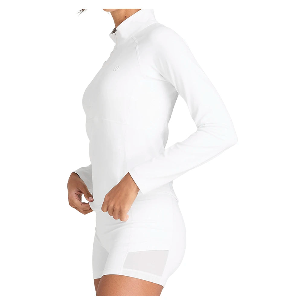 Women's Baseline Half-Zip Top Bright White
