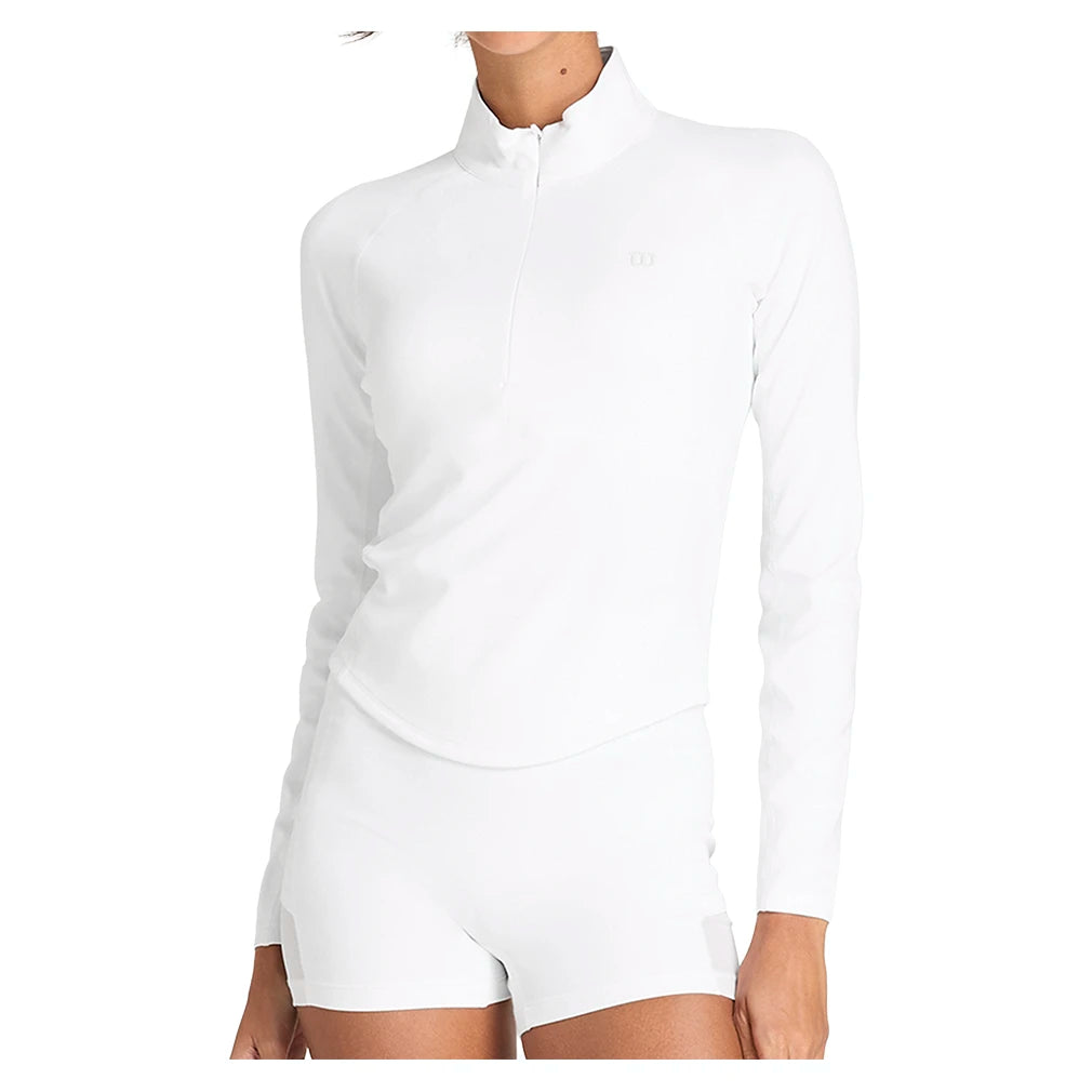 Women's Baseline Half-Zip Top Bright White