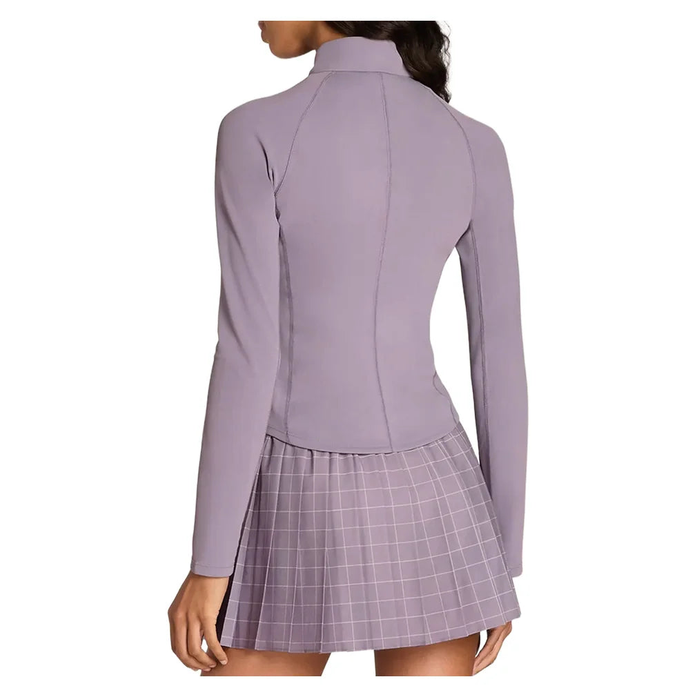 Women's Advantage Half-Zip Purple Ash, Wilson, Pickleball Express, WW00556L019001-F26-1