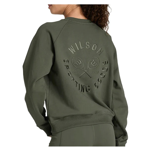 Women's Classic Long Sleeve Crew Grape Leaf