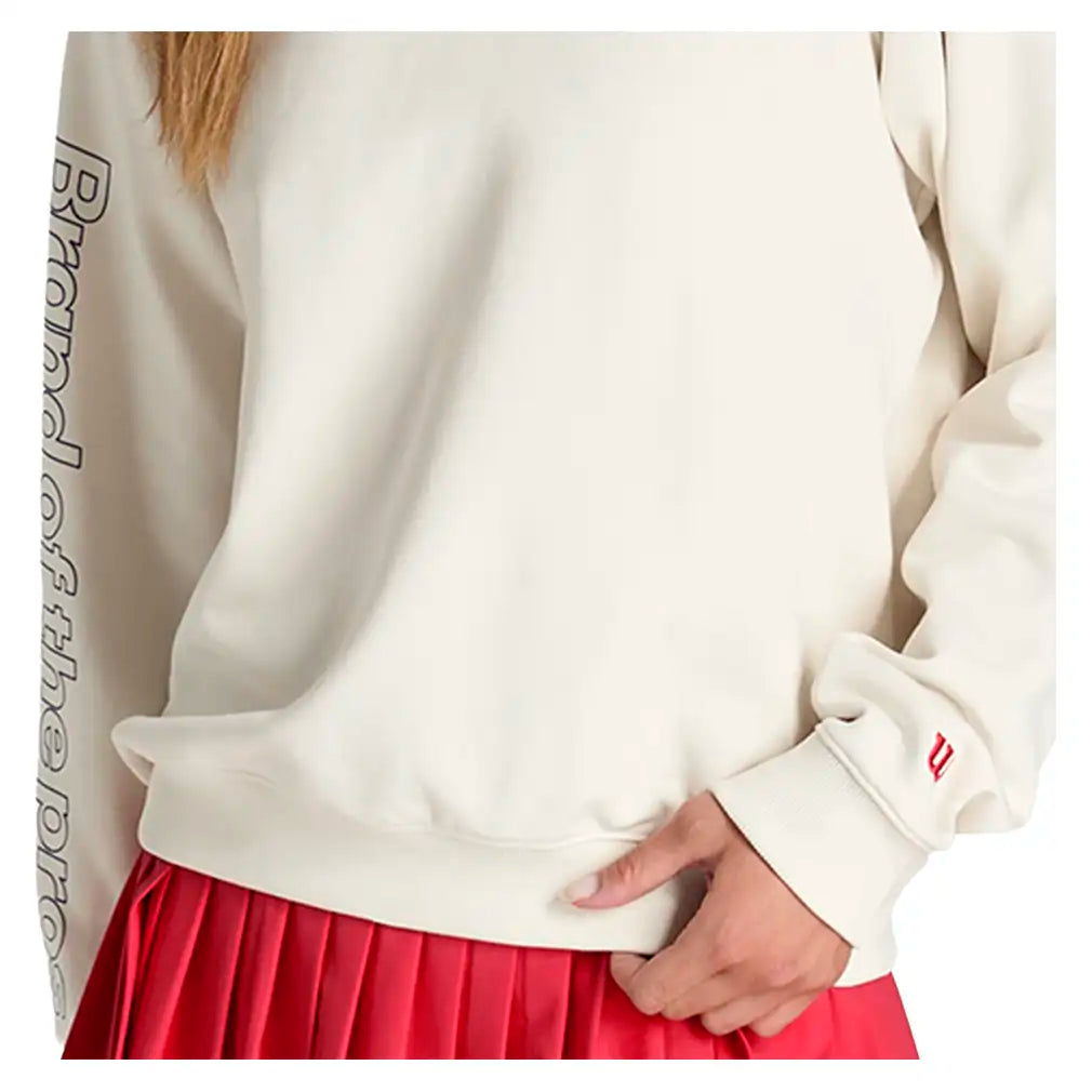 Women's Classic Crew Sandrift and Varsity Red