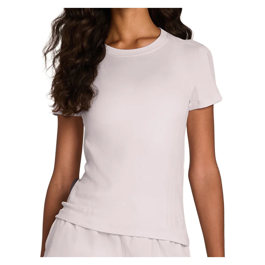 Women's Pro Seamless Tee Lilac Ash, Wilson, Lilac Ash, Pickleball Express, WW00593L013001-F26-LILAC-ASH-1