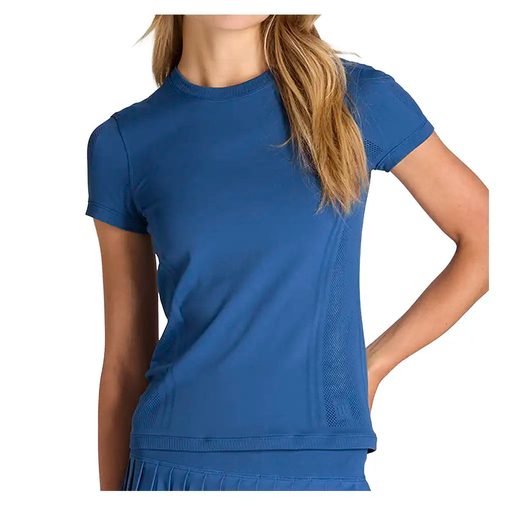 Women's Pro Seamless Tee Blue Quartz