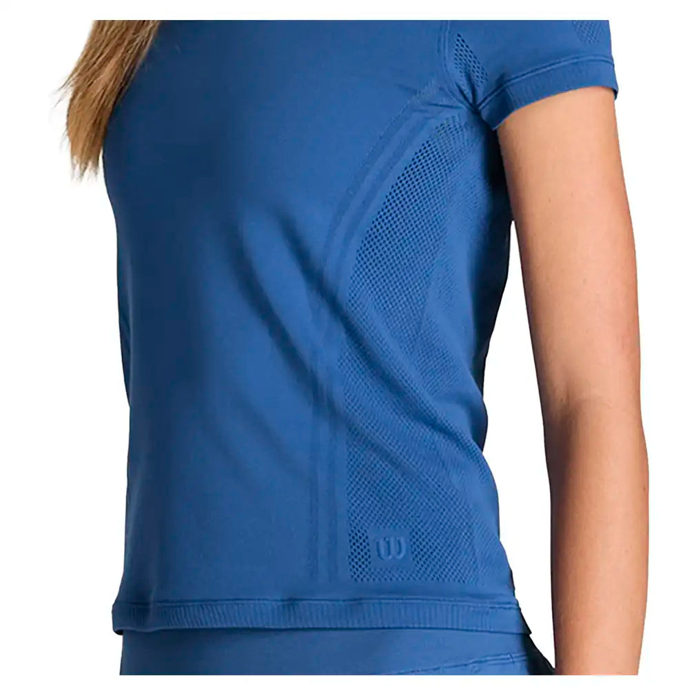 Women's Pro Seamless Tee Blue Quartz