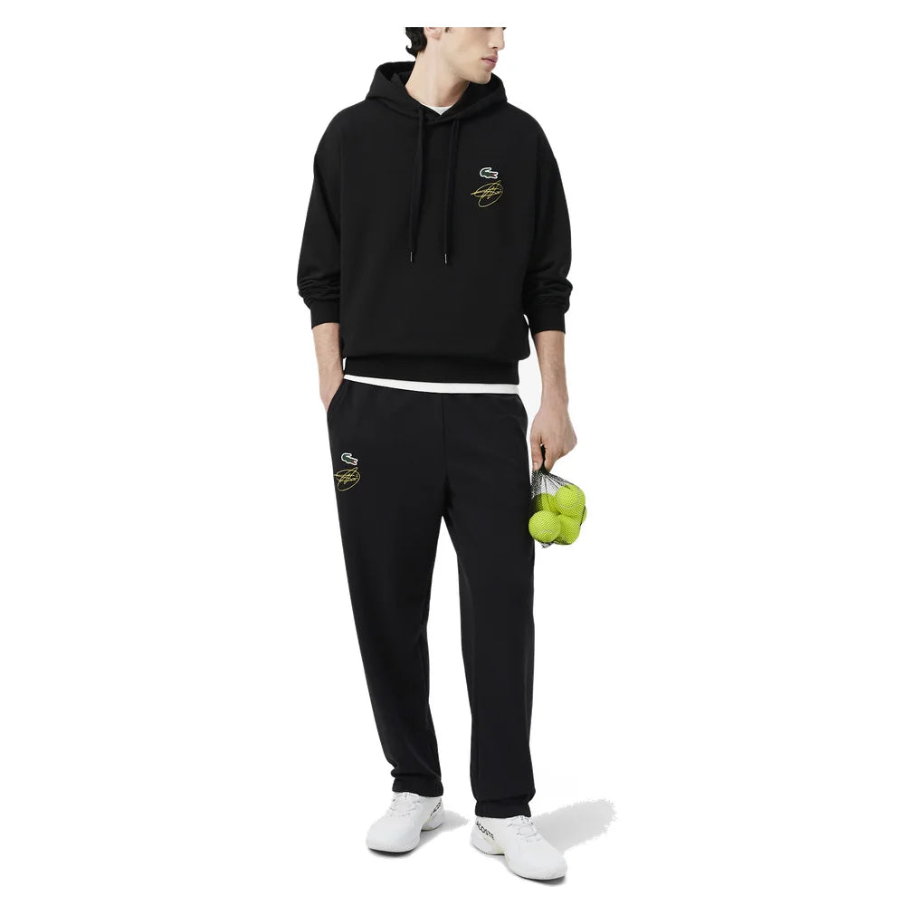 Men's Novak Djokovic Trackpant Black, Lacoste, Pickleball Express, XH3082-031F26-3