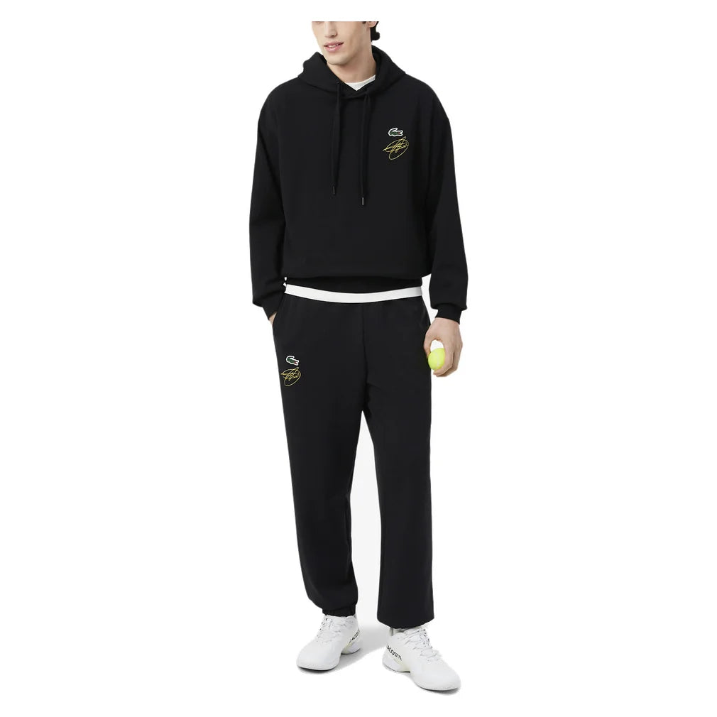 Men's Novak Djokovic Trackpant Black, Lacoste, Pickleball Express, XH3082-031F26-4