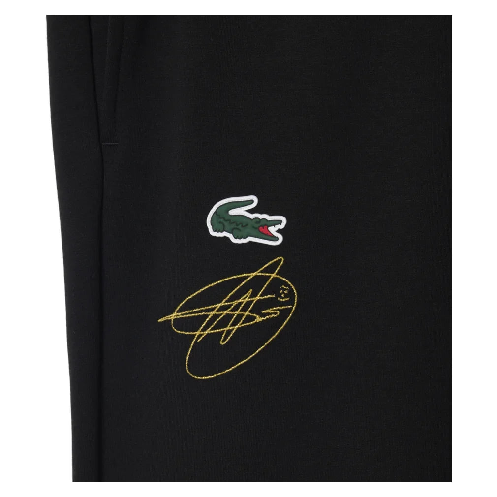Men's Novak Djokovic Tennis Trackpant Black, Lacoste, Tennis Express, XH3082-031F26-5