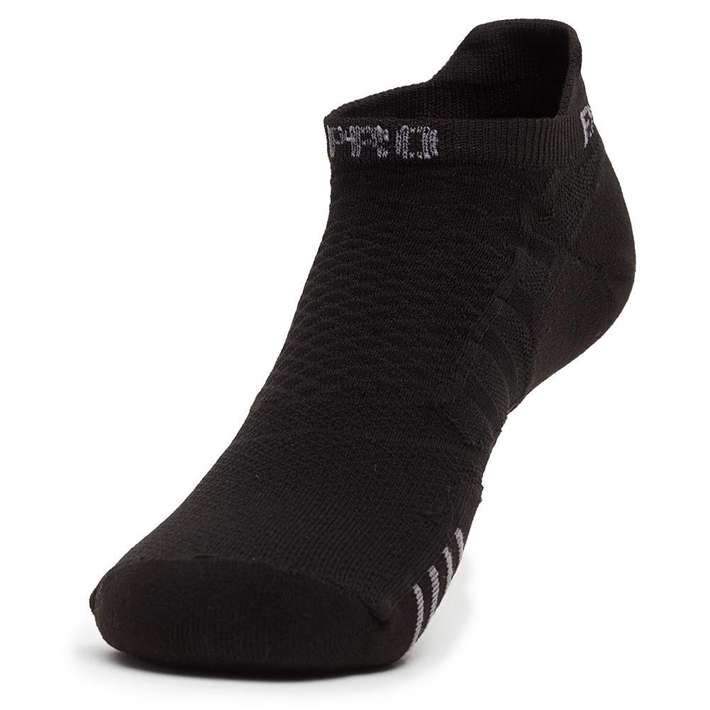 Experia Ultra Light Cushion No Show Tab Socks Black