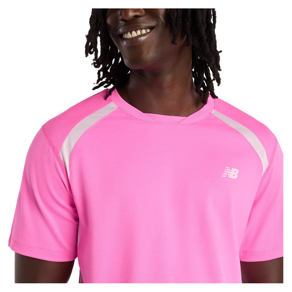 Men's Tournament Novelty Top Pink Heat